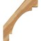 Ekena Millwork 4"W x 22"D x 26"H Merced Rough Sawn Knee Brace, Western Red Cedar BRC04X22X26MRC00RWR - alternate 4